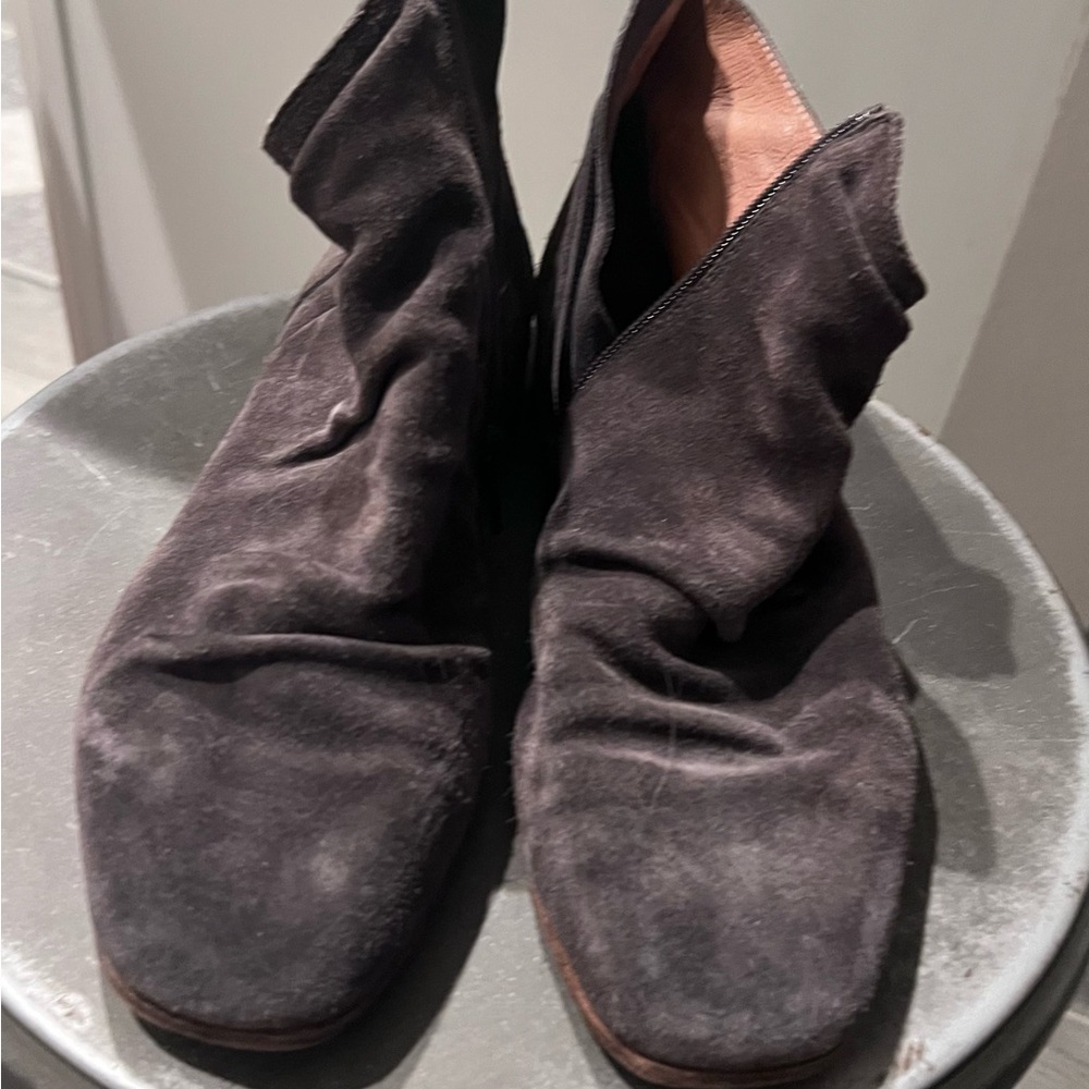 Jeffrey Campbell Brown Suede Ankle Boots